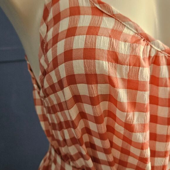 Plaid Wide Leg Cropped Jumpsuit sz Small New - Picture 2 of 5